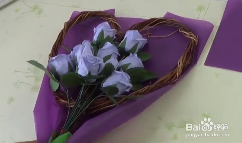 包花束的步骤