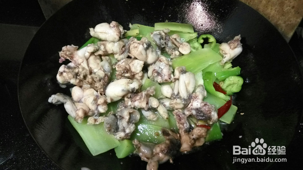 美食教学之泡椒田鸡!