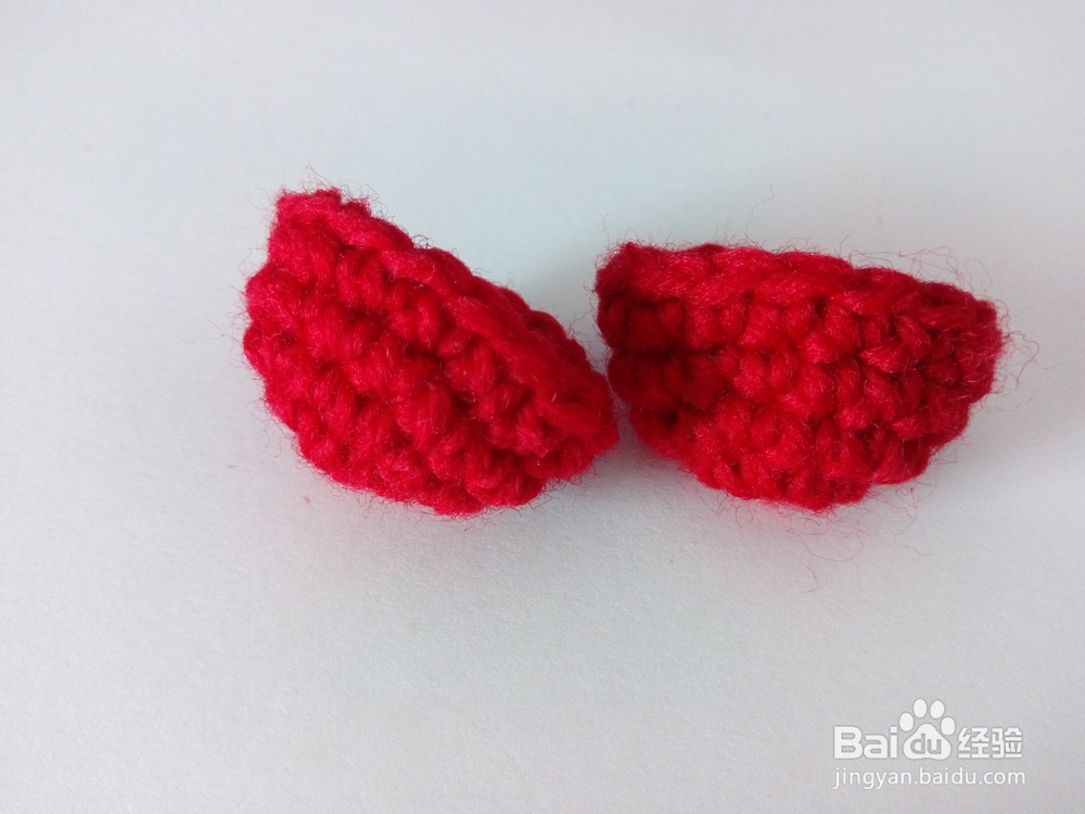 [钩针3]怎样钩立体心形玩偶