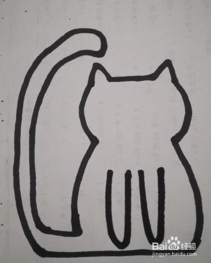 儿童简笔画 小猫的画法 小猫的简笔画