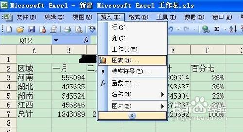 Excel怎样插入图表