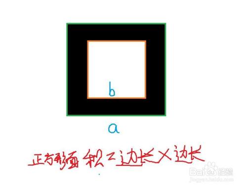 两个重叠正方形中的阴影面积怎么计算？