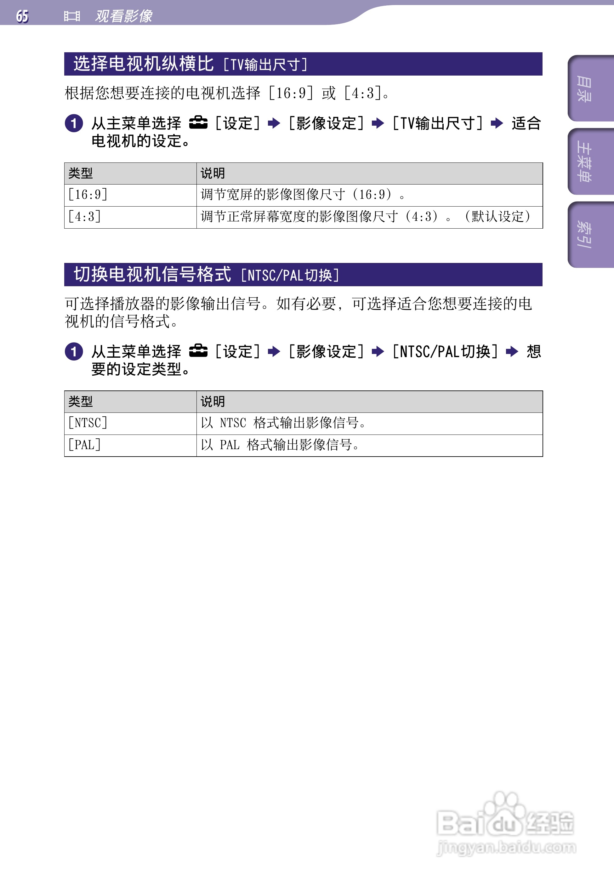 SONY索尼NWZ-A846数码影音使用说明书:[7]