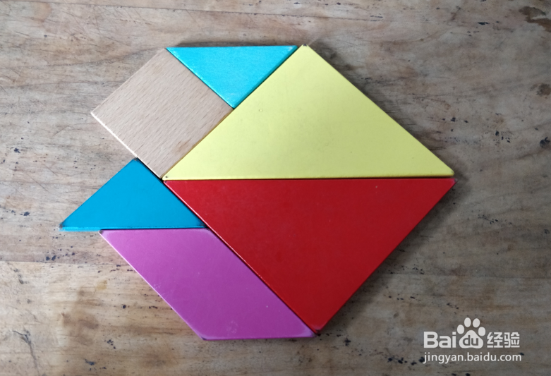 用七巧板怎样拼一条鲷鱼?