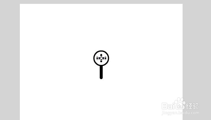 Animate/FLASH如何绘制一个放大镜图标