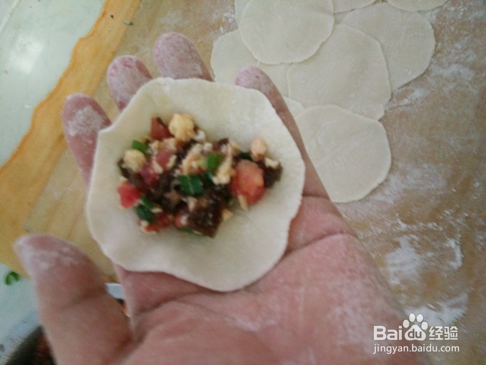 西红柿饺子的做法 西红柿木耳鸡蛋饺子