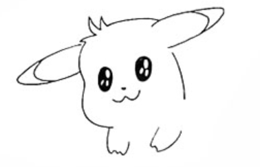 神奇皮卡丘简笔画