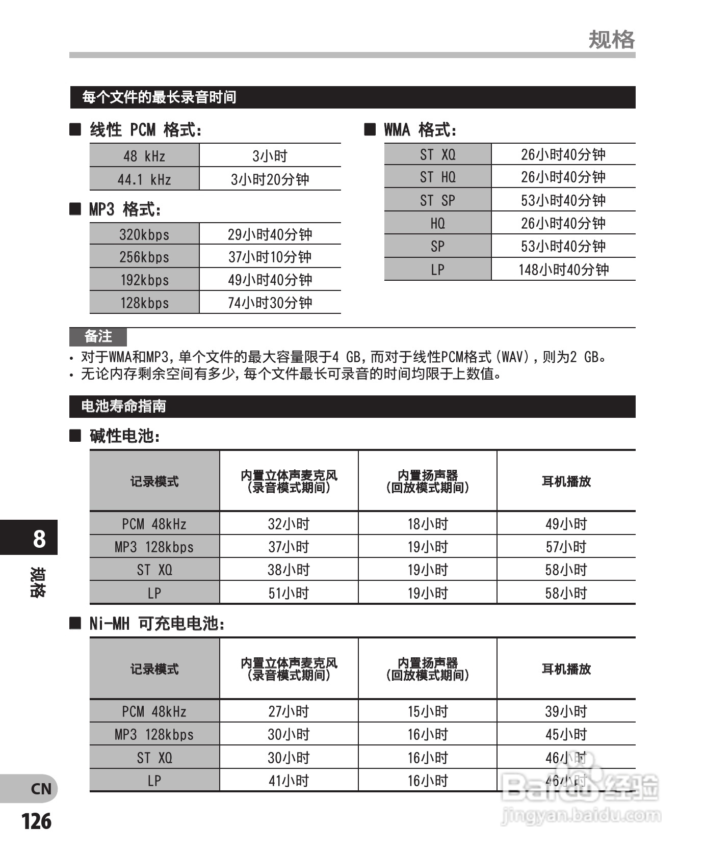奥林巴斯录音笔DM-450型使用说明书:[13]