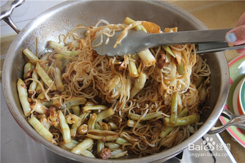 好想大快朵颐的豆角焖面