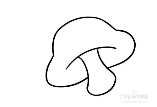 小蘑菇的简笔画怎么画