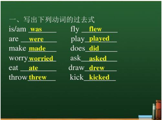 动词过去式变化规则是什么