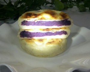 怎么做奶香紫薯发面饼？