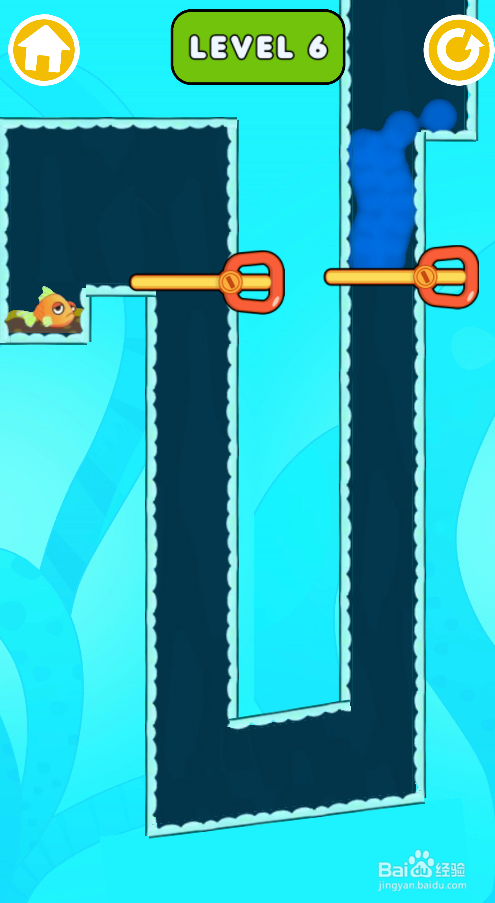 救救那条小金鱼的Level 6怎样通过?