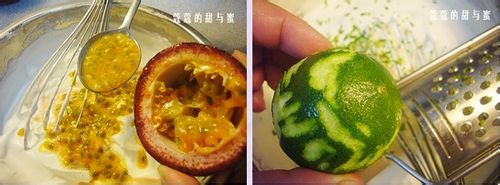 越吃口气越清新--百香果酸奶冰激淋