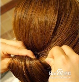 3分钟学会日式淑女盘发