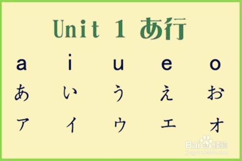 怎样学习日语五十音图