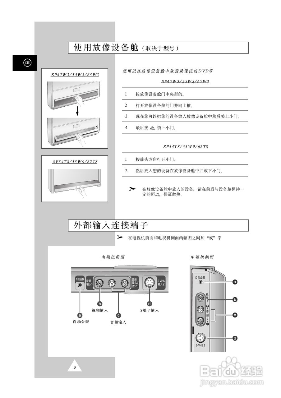 三星SP-43T8HX彩电使用说明书:[1]