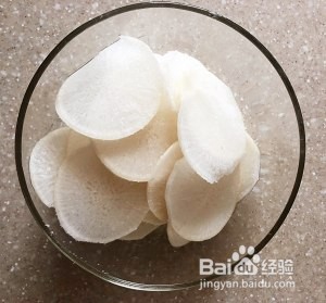 食补养生糖醋白萝卜的做法
