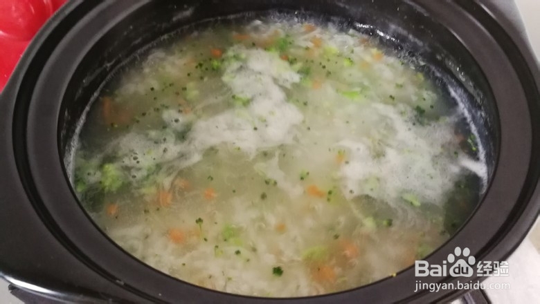 时蔬海参粥的做法