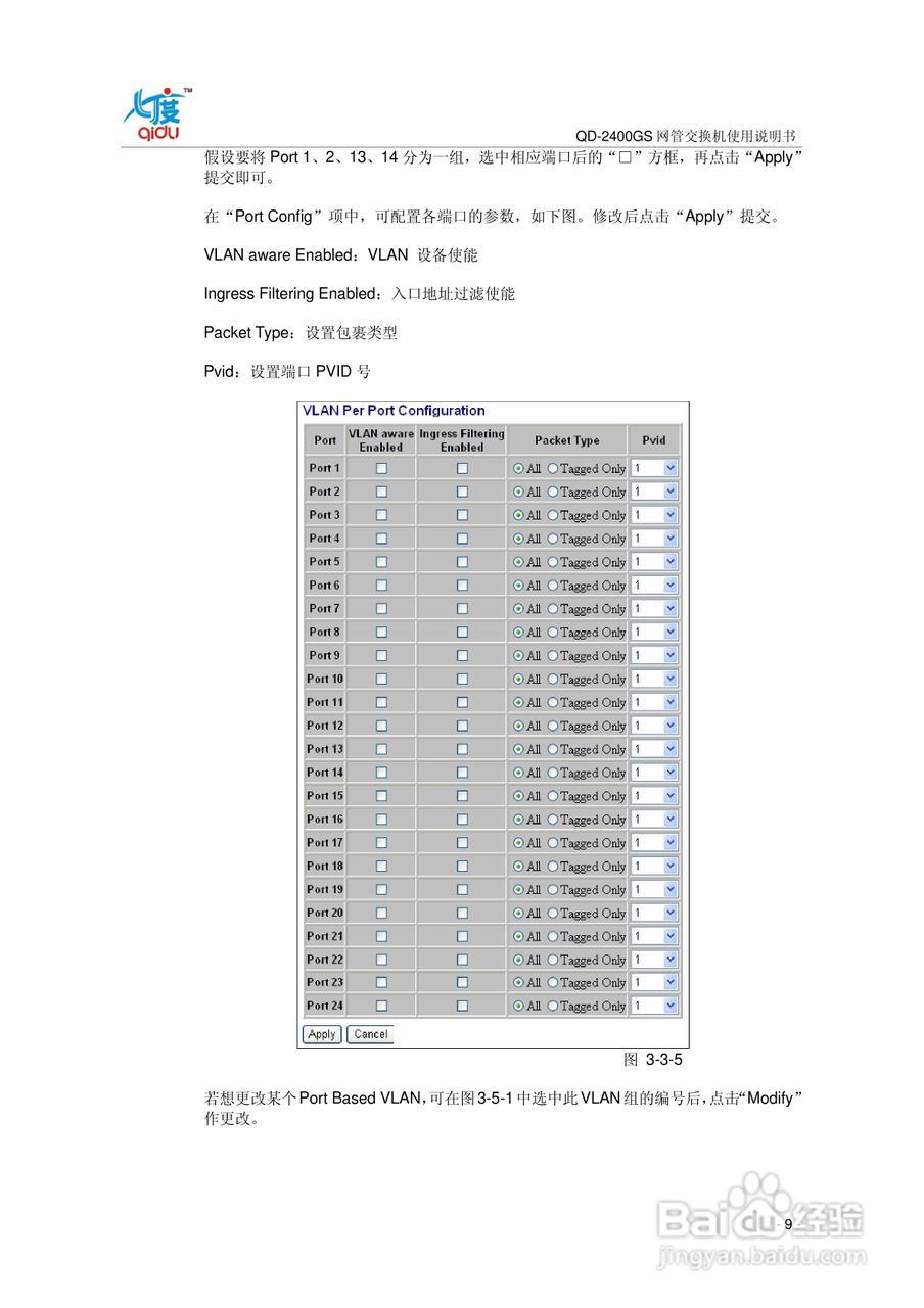 QD-2400GS网管交换机使用说明书:[2]