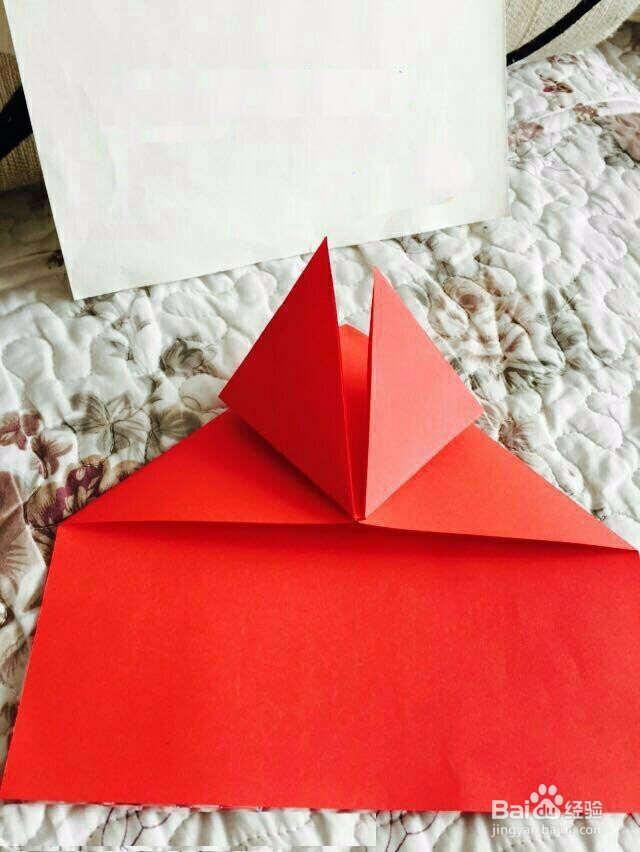 超简单的爱心的折法