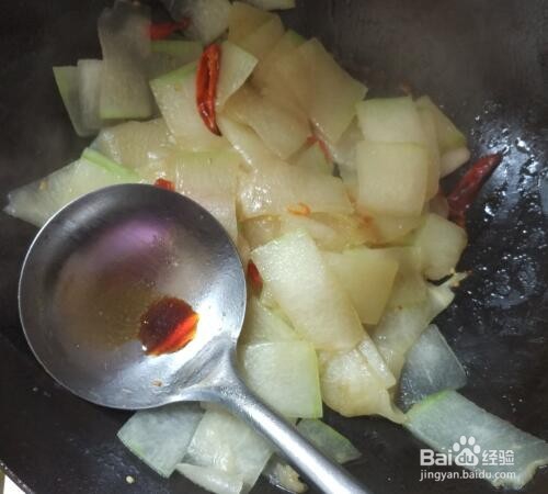 #美食#单炒冬瓜做法