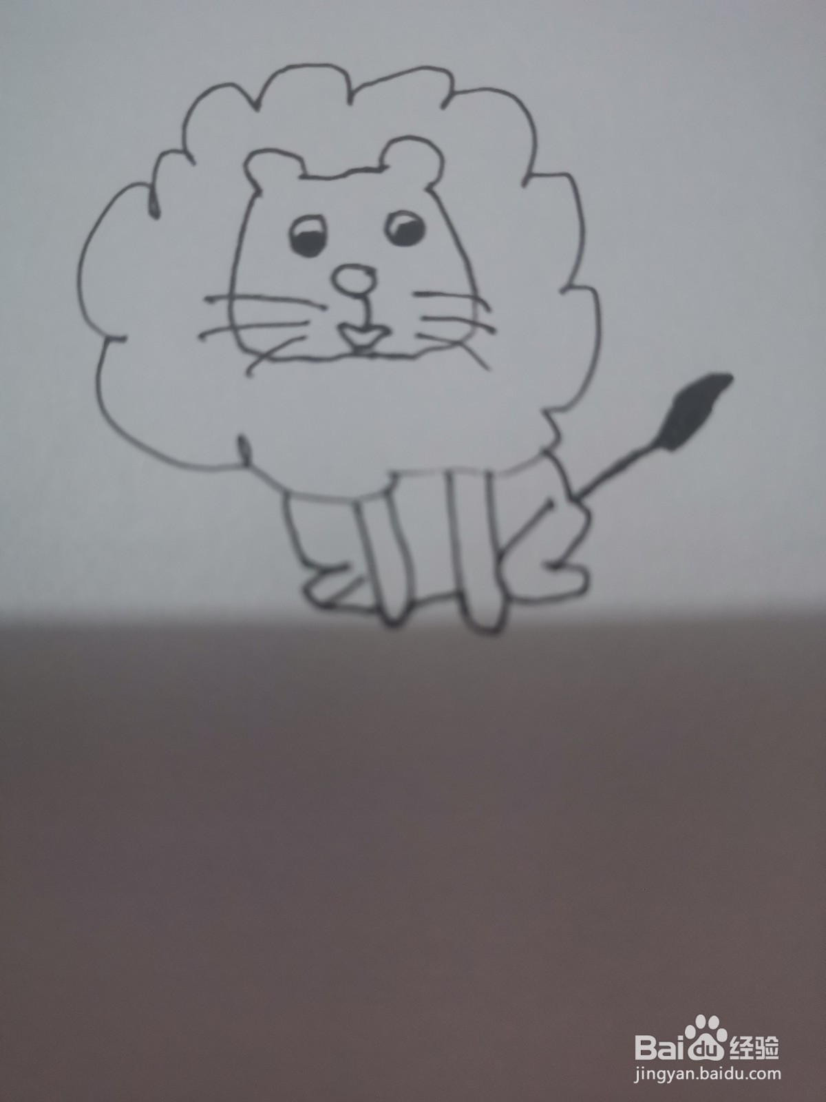 简笔画怎么画狮子？