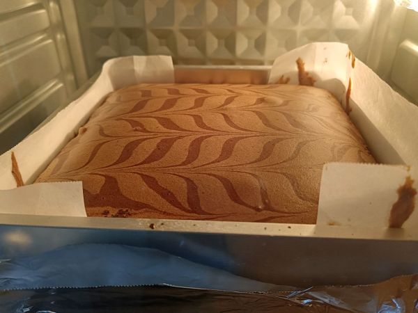 巧克力夹层古早蛋糕