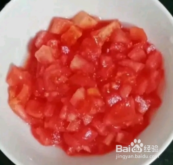 虾皮番茄鸡蛋饼的做法