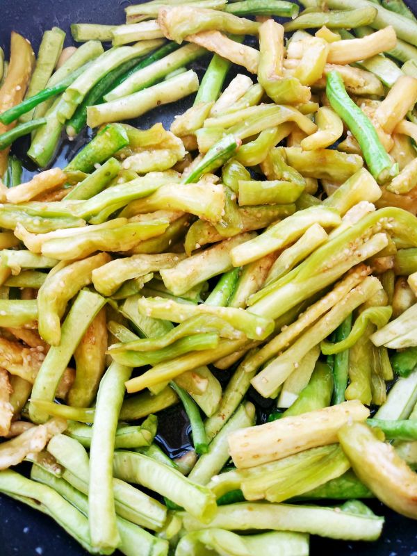 豆角茄子粉丝煲