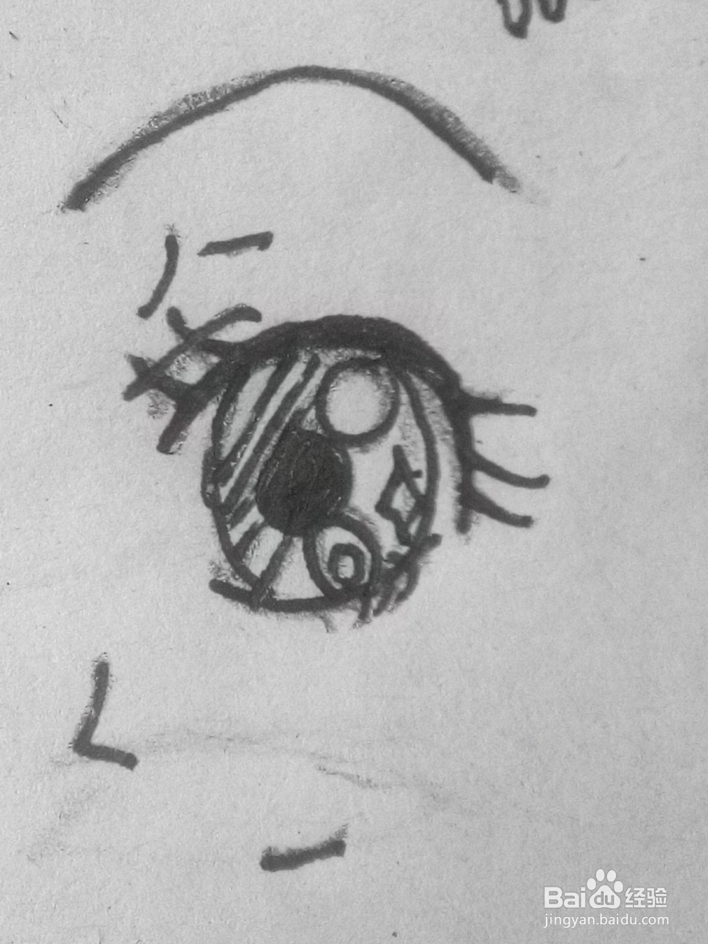 原创动漫人物的眼睛十