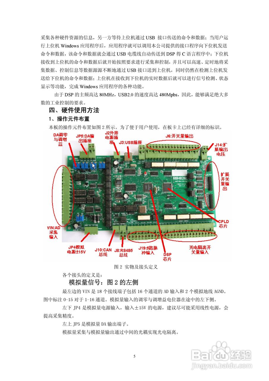 瑞博华USB2.0综合采集控制板RBH8281使用说明书:[1]