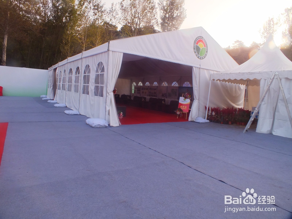 婚庆篷房安装图解