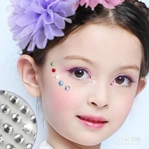 儿童演出妆容眼影画法