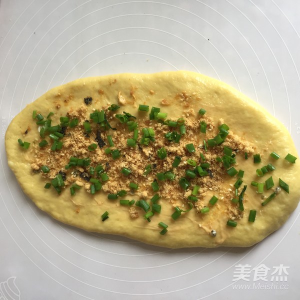 葱香海苔肉松面包