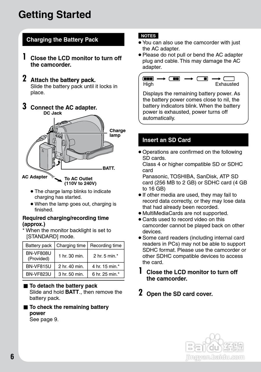 胜利GZ-MS90数码摄像机使用说明书:[1]