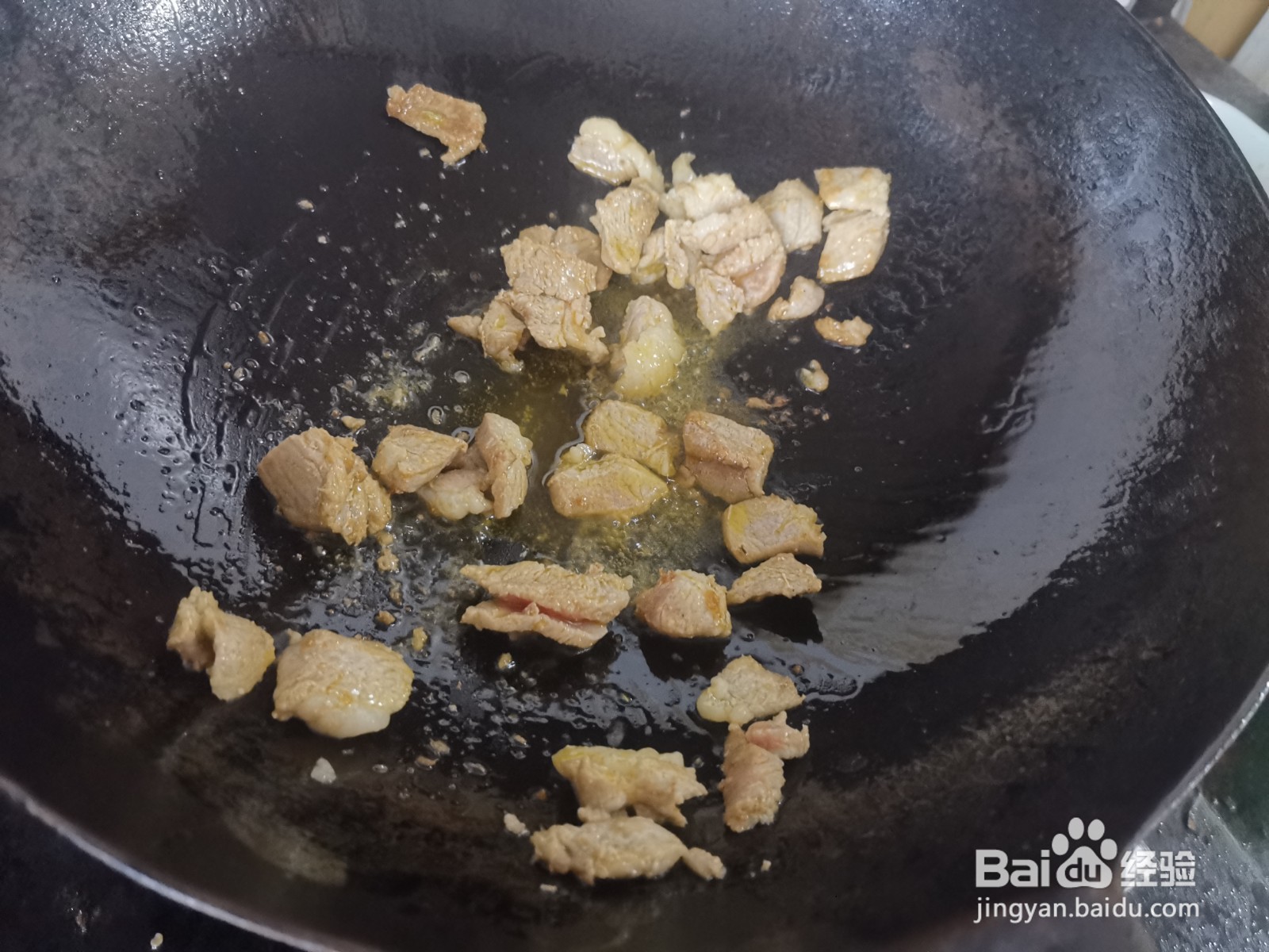 猪肉大虾炒白菜片
