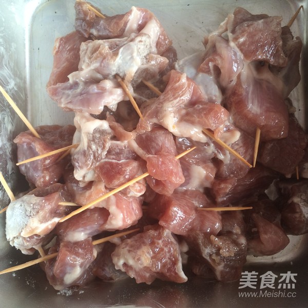 牙签羊肉的做法