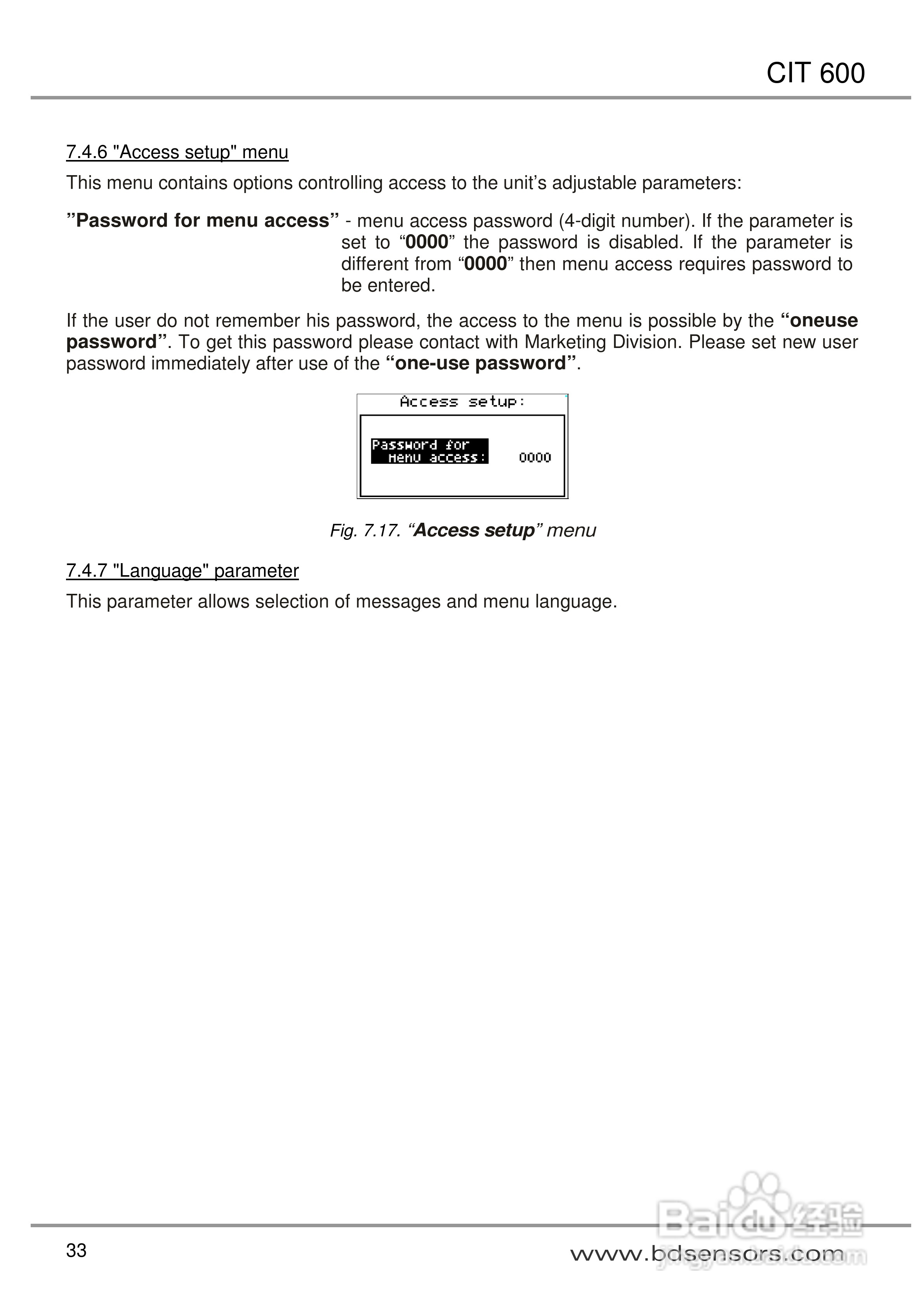 欧智博德CIT 600多通道LCD流程显示器使用手册:[4]