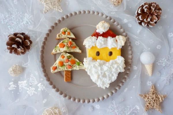 圣诞老人&圣诞树吐司#柏翠辅食节-营养佐餐#