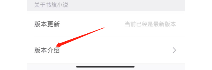 怎样查看书旗小说的版本号