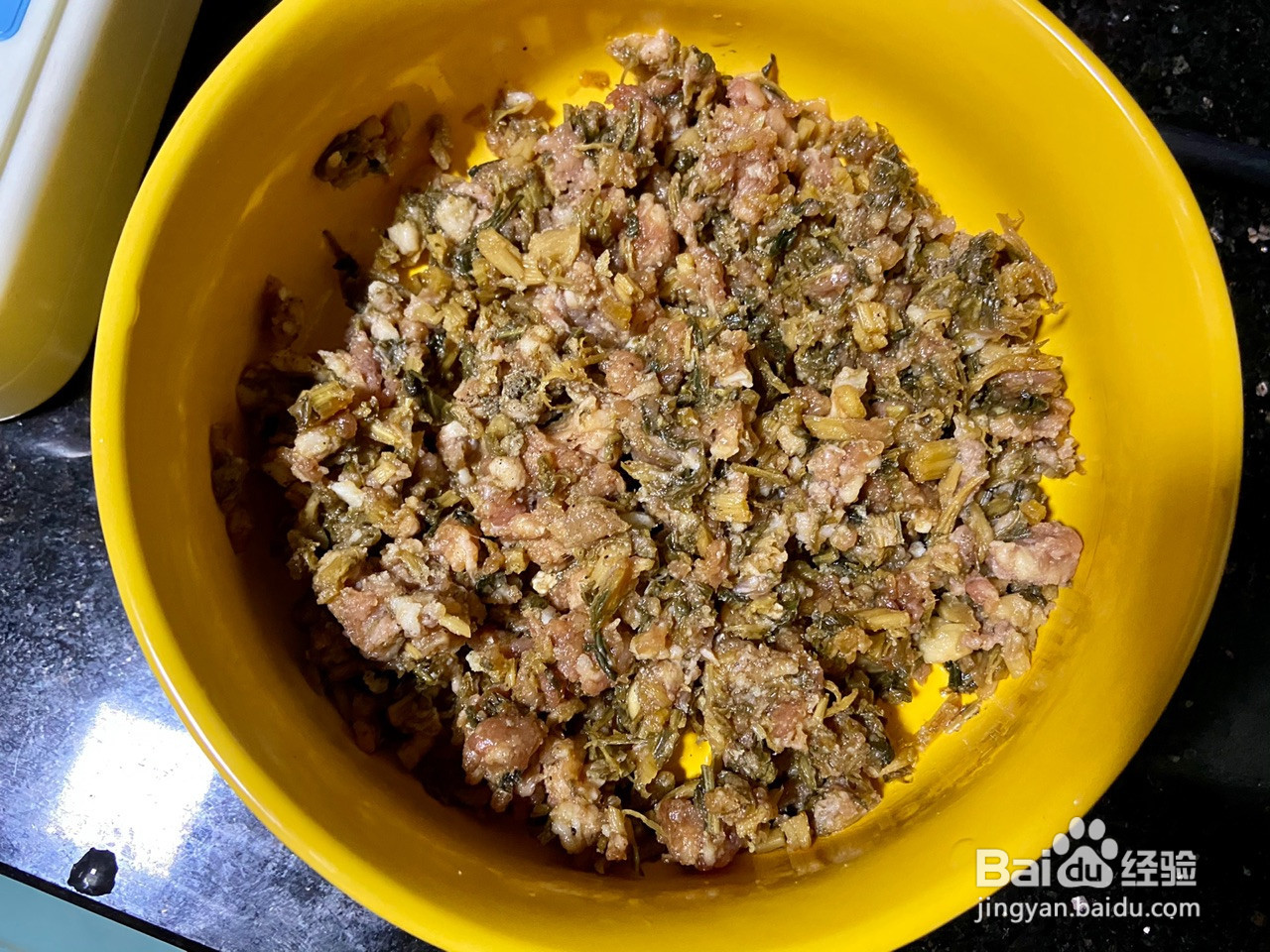 减脂版全麦梅菜扣肉饼的做法