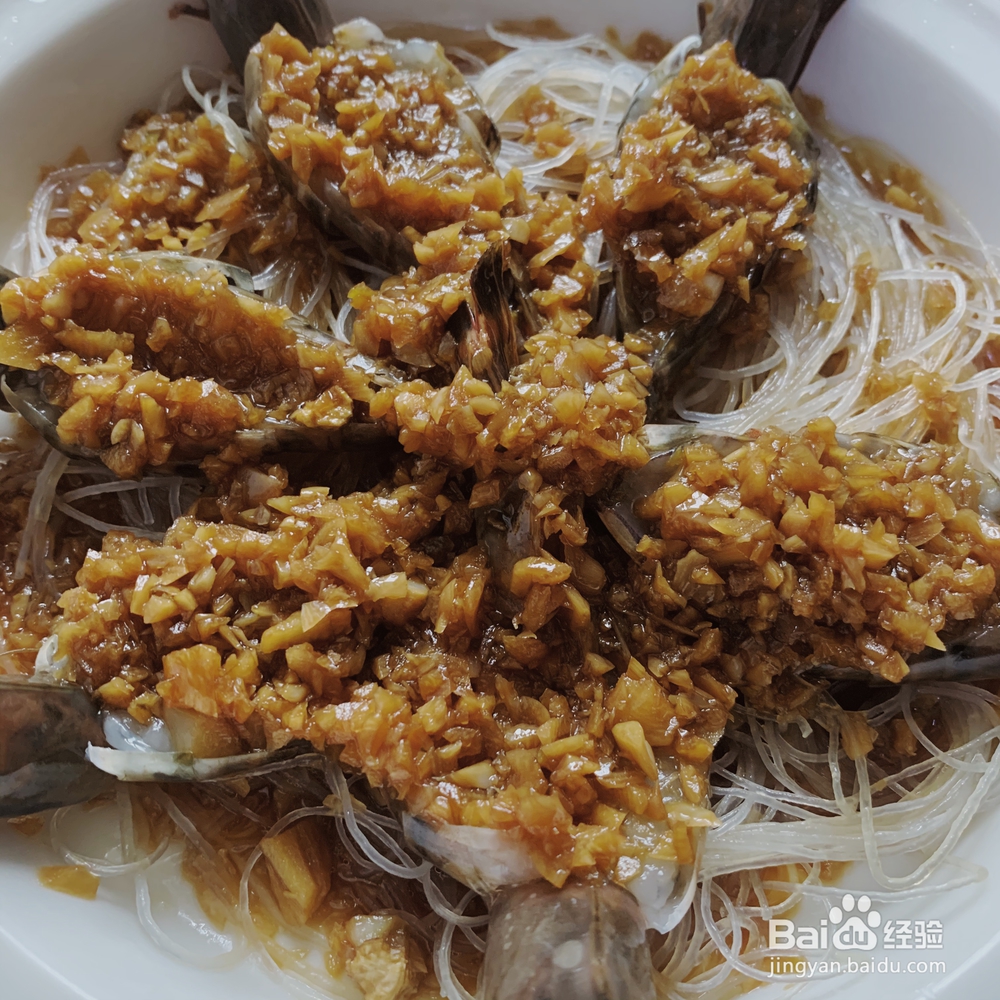 不费事做蒜蓉粉丝虾