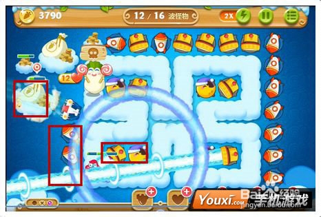 保卫萝卜2第51关攻略