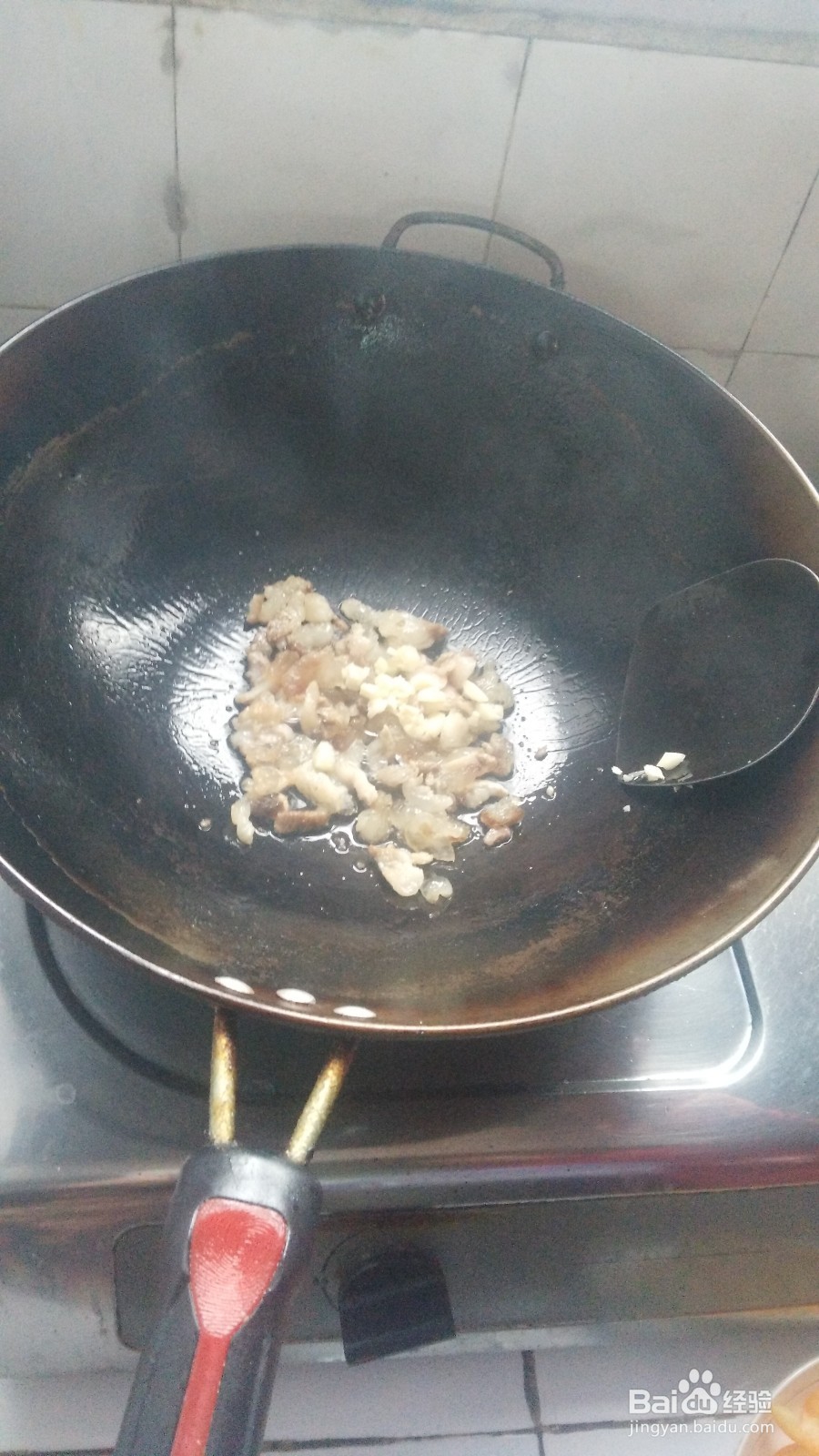 香蒜炒鸡蛋干的做法