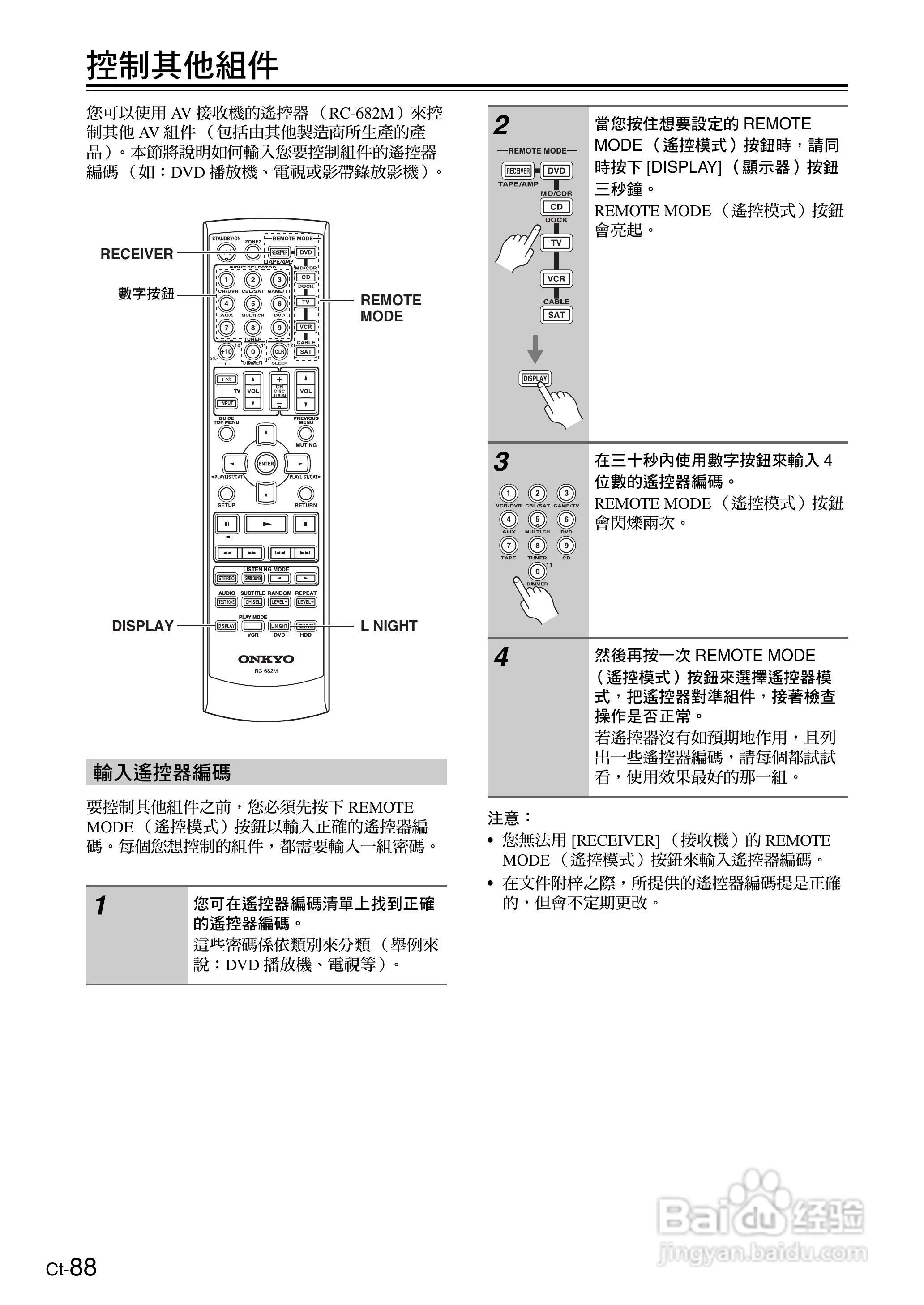 安桥TX-SR605型影音扩大机使用说明书:[9]