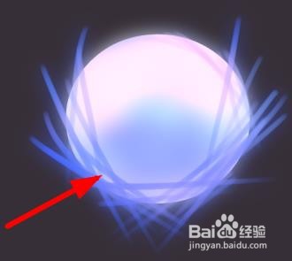 画一个发光的装饰球