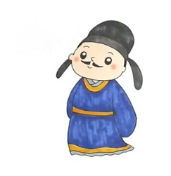 杜牧的简笔画怎么画好看