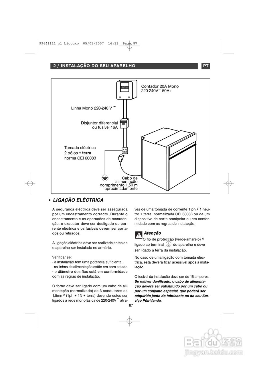 法国白朗FE811XS1型嵌入式多功能焗炉说明书:[9]