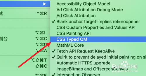 mac,safari瀏覽器如何開啟css typed om功能?